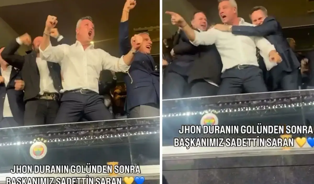 90+5'te gelen gol sonrası Sadettin Saran kendinden geçti