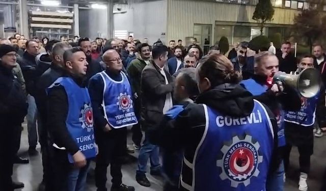 Bursa'da Bosch Fabrikası'nda ışıklı isyan