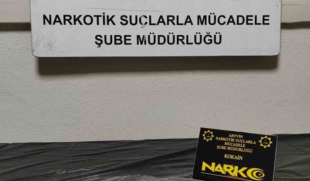 Artvin’de 147 gram kokain ele geçirildi