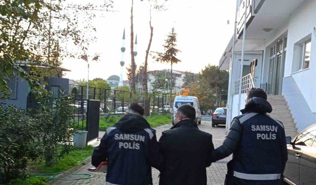 Bafra’da 15 yıl hapis cezası bulunan firari yakalandı