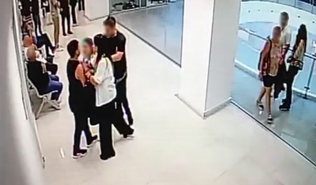 Bakırköy Adliyesi’nde velayat kavgası, o anlar kamerada