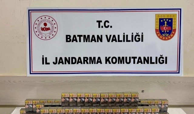 Batman’da kaçakçılık operasyonu