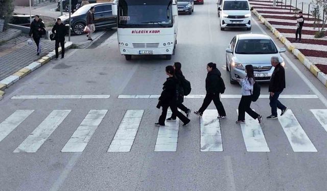 Bilecik’te drone destekli trafik denetimi: 29 sürücüye ceza