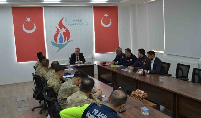 Bulanık’ta "Aylık Güvenlik ve Asayiş Toplantısı" yapıldı