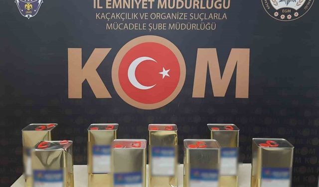 Burdur'da 2025'te bin 284 litre kaçak ve sahte alkol ele geçirildi