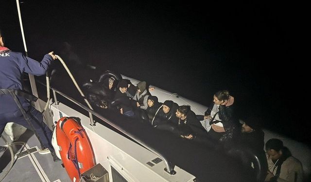 Çanakkale'de 34 kaçak göçmen yakalandı