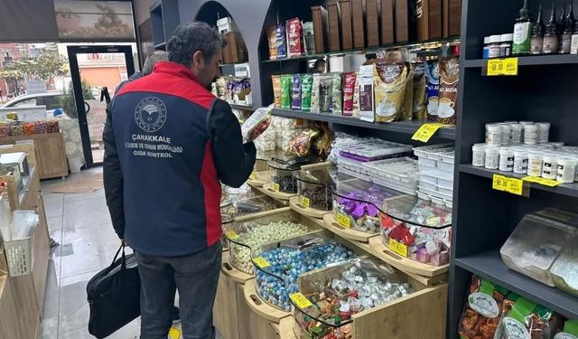 Çanakkale'de yılbaşı öncesi gıda denetimleri arttırıldı
