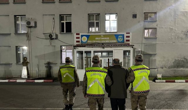 Çek suçundan aranan hükümlü Muş’ta yakalandı