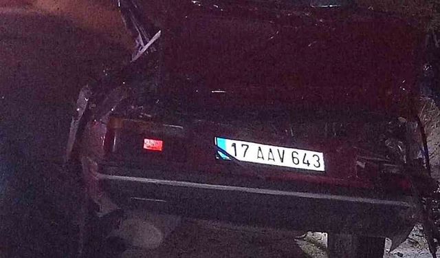 Direksiyon hakimiyetini kaybedip ağaca çarpan sürücü hayatını kaybetti