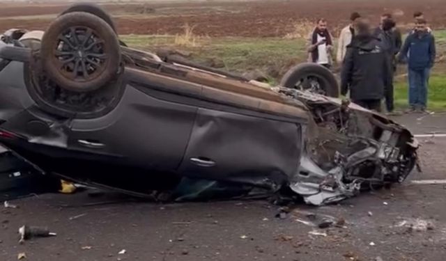 Diyarbakır’da otomobil takla attı: 1 yaralı