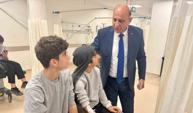 Doğum günü nedeniyle dağıtılan çikolataları yiyen 10 öğrenci hastaneye kaldırıldı