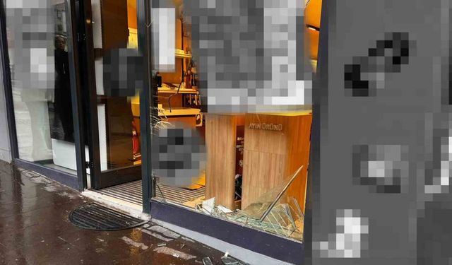 Dükkana girdi, arkasına bile bakmadan kaçtı