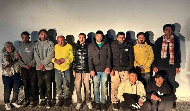 Edirne’de 32 kaçak göçmen yakalandı