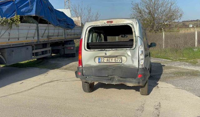 Edirne’de zincirleme kaza: 1 yaralı