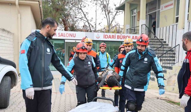Elazığ’da deprem ve yangın tatbikatı gerçekleştirildi