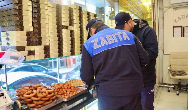 Elazığ'da zabıta ekiplerinden yılbaşı öncesi denetim