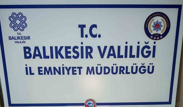 Erdek’te uyuşturucu operasyonu: 1 gözaltı