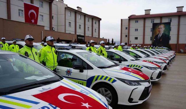 Erzincan’da güvenlik güçlerine 122 yeni araç teslim edildi