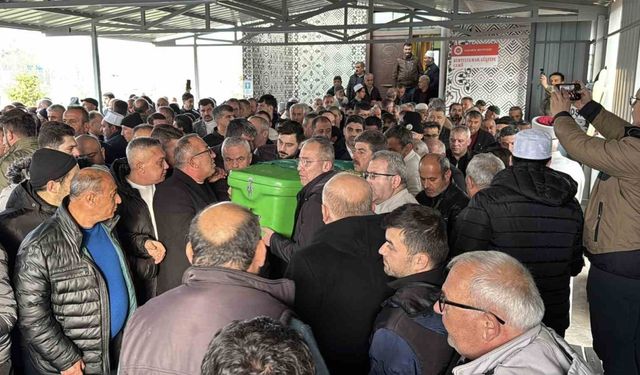 Feci kazada hayatını kaybeden emekli ormancı toprağa verildi