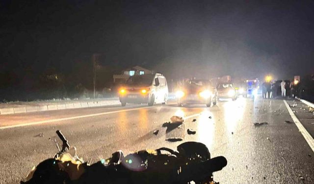 Fethiye’de hafif ticari araç, elektrikli bisiklete çarptı: 1 ölü