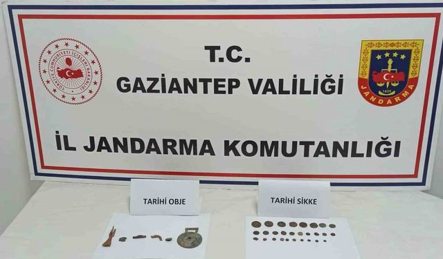 Gaziantep’te 28 adet sikke ele geçirildi: 3 gözaltı