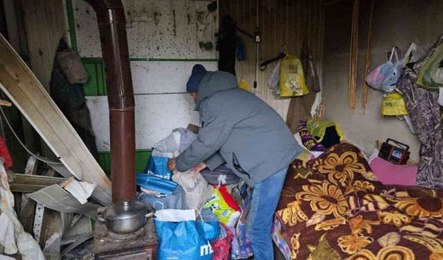 İHA’nın haberi ses getirdi, barakada yaşayan engelli adama devlet sahip çıktı