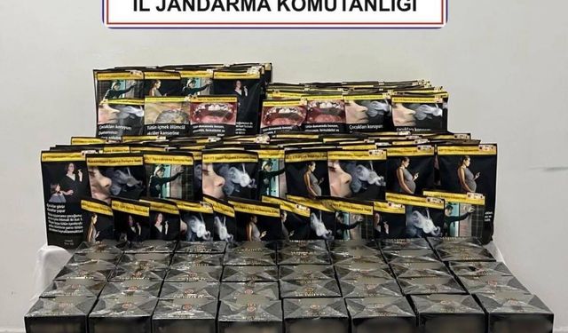 Jandarma kaçak çay ve tütün ele geçirdi