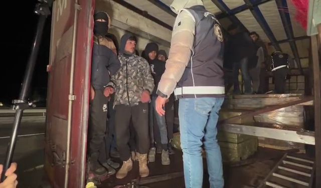 Kaçak göçmenlerin umuda yolculuğu Erzurum'da bitti