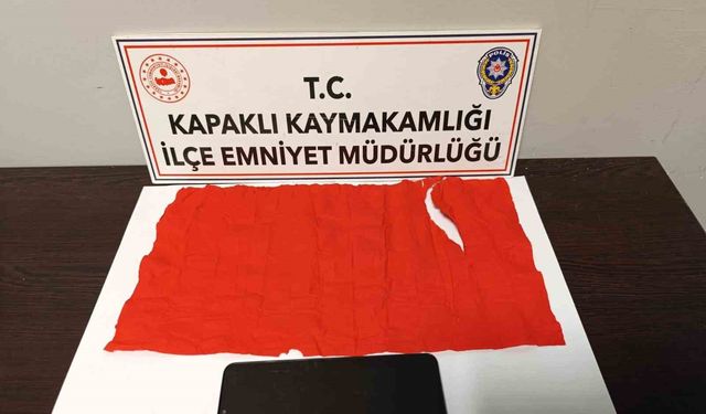 Kapaklı'da yakalanan madde satıcısı tutuklandı