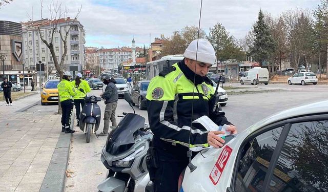Karaman’da motosiklet denetimleri devam ediyor
