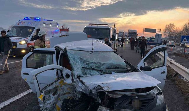 Kars’ta trafik kazası: 3 yaralı