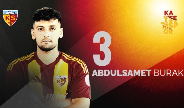 Kayserispor’lu Abdulsamet Burak gözaltına alındı