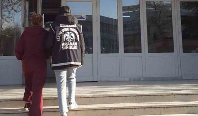 Kırıkkale’de 18 yıl 10 ay hapis cezası bulunan firari kadın yakalandı