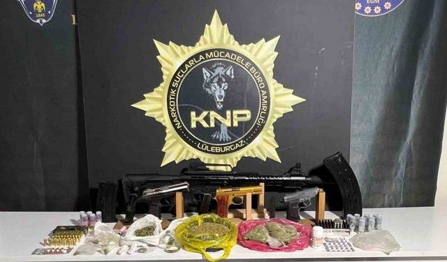 Kırklareli ve Lüleburgaz’da uyuşturucu operasyonları: Çok sayıda madde ele geçirildi, tutuklamalar var