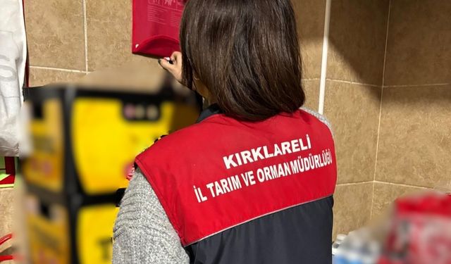 Kırklareli'nde yılbaşı öncesi gıda denetimleri artırıldı