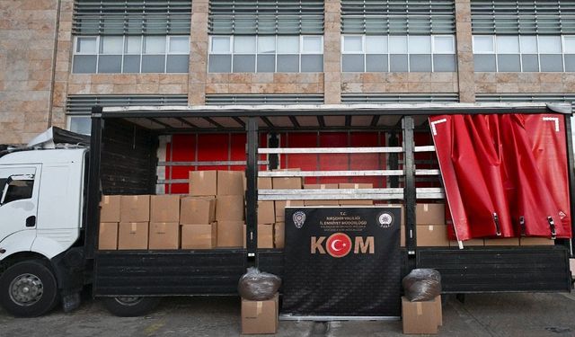 Kırşehir’de 3,5 ton kaçak tütün ele geçirildi