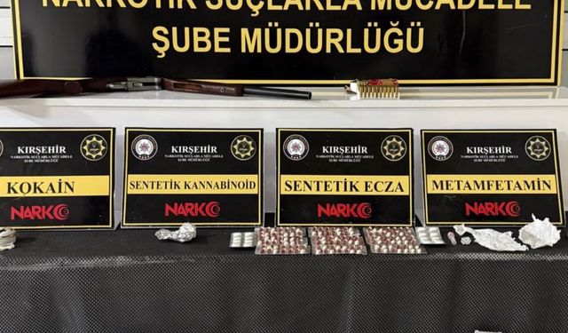 Kırşehir'de uyuşturucu operasyonu: 1 tutuklama