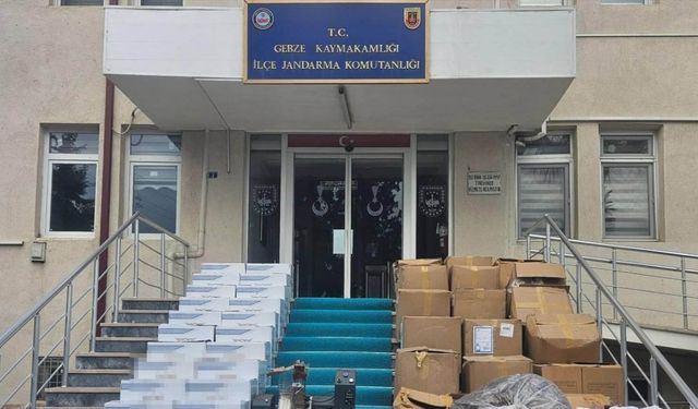 Kocaeli’de iş yerine tütün baskını