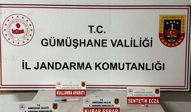 Kocaeli’den Gümüşhane’ye uzanan zehir hattı jandarmaya takıldı