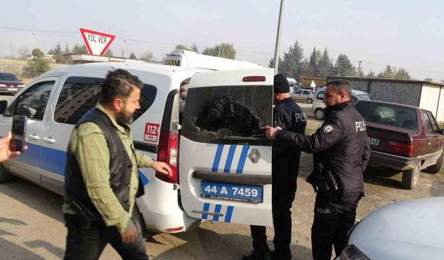 Malatya’da film sahnelerini aratmayan kovalamaca