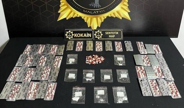 Malatya’da uyuşturucu operasyonu: 3 tutuklama