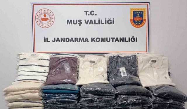 Muş’ta 1 milyon 820 bin TL’lik sahte ürün ele geçirildi