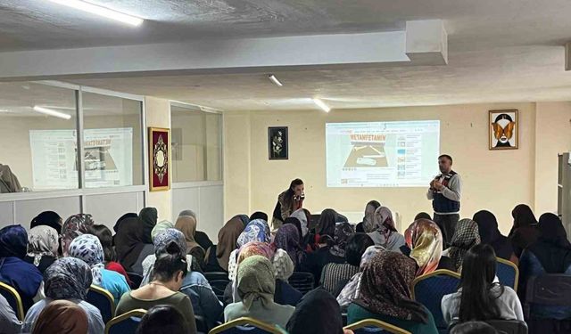 Muş’ta annelere uyuşturucuyla mücadele eğitimi