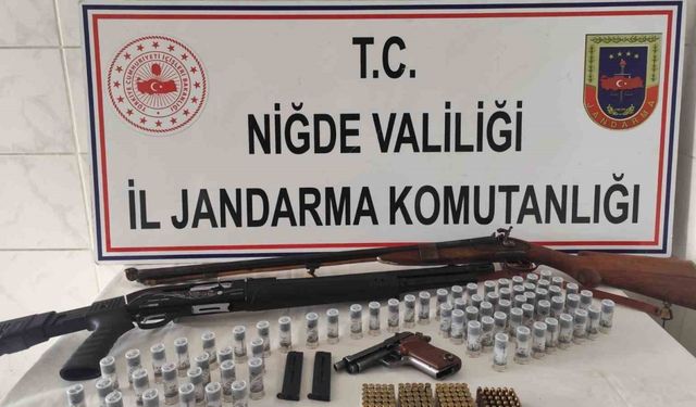 Niğde’de yasadışı silahlanmaya operasyon: 1 gözaltı