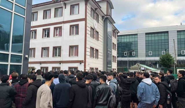 Öğrenci yurdunda yangın alarmı çalınca panik yaşandı