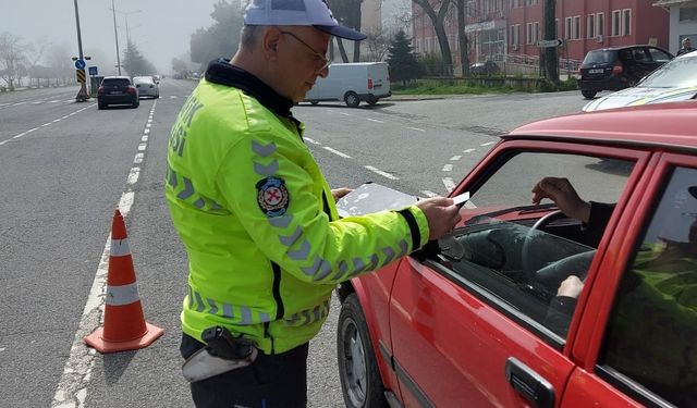 Ordu’da bir haftada 16 binden fazla araç ve sürücüsü denetledi