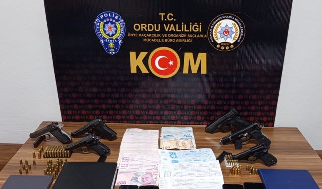 Ordu’da tefecilere yönelik operasyonda 1 tutuklama