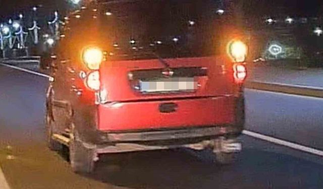 Ordu’da trafiği tehlikeye düşüren sürücüye 14 bin TL ceza