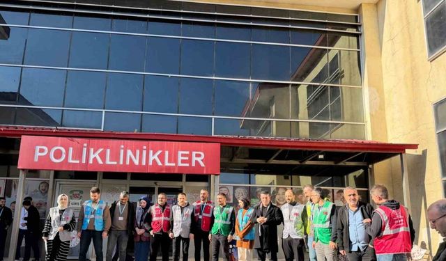 Patnos ağız ve diş sağlığı merkezinde gerçeği aratmayan yangın tatbikatı