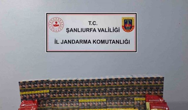 Şanlıurfa’da 5 bin paket kaçak sigara ele geçirildi